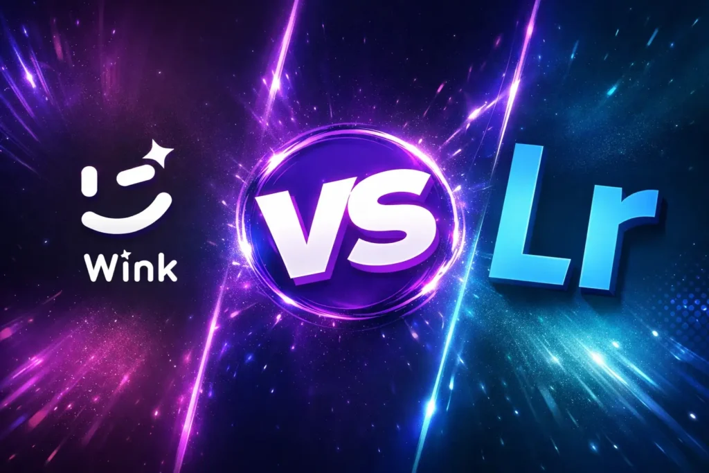Wink Vs Lightroom: Which One is Best 1 wink Vs Lightroom