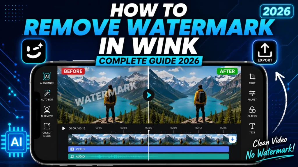  Remove Watermark in Wink 